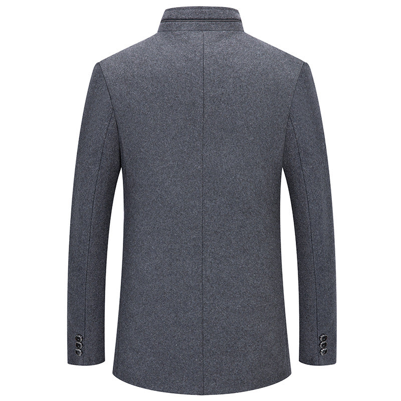 Herren Kurzmantel aus Wollmix mit Stehkragen und gesteppter Thermofütterung Shop Nory
