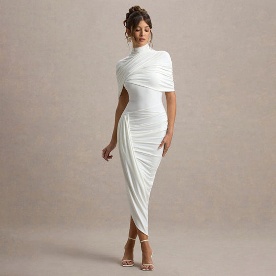 Damen Drapiertes Abendkleid