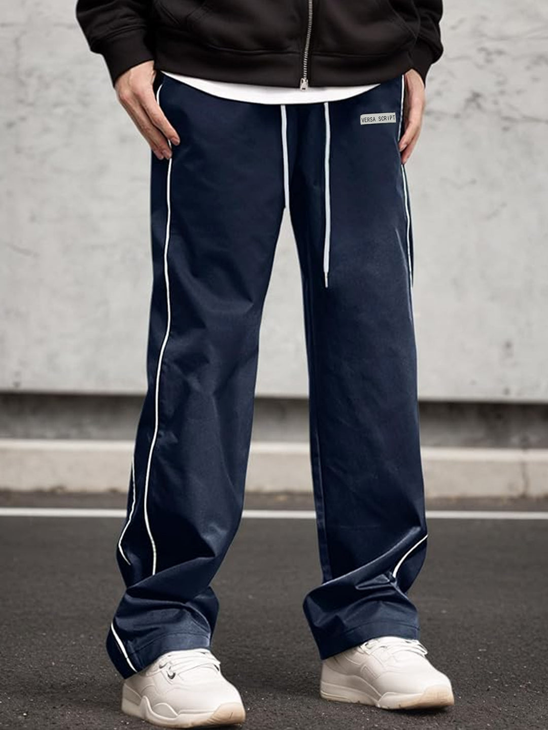 Herren Sportliche Freizeithose mit seitlichen Kontraststreifen Shop Nory