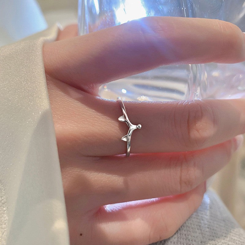 Damen Offener Ring im eleganten Tiermotiv Shop Nory