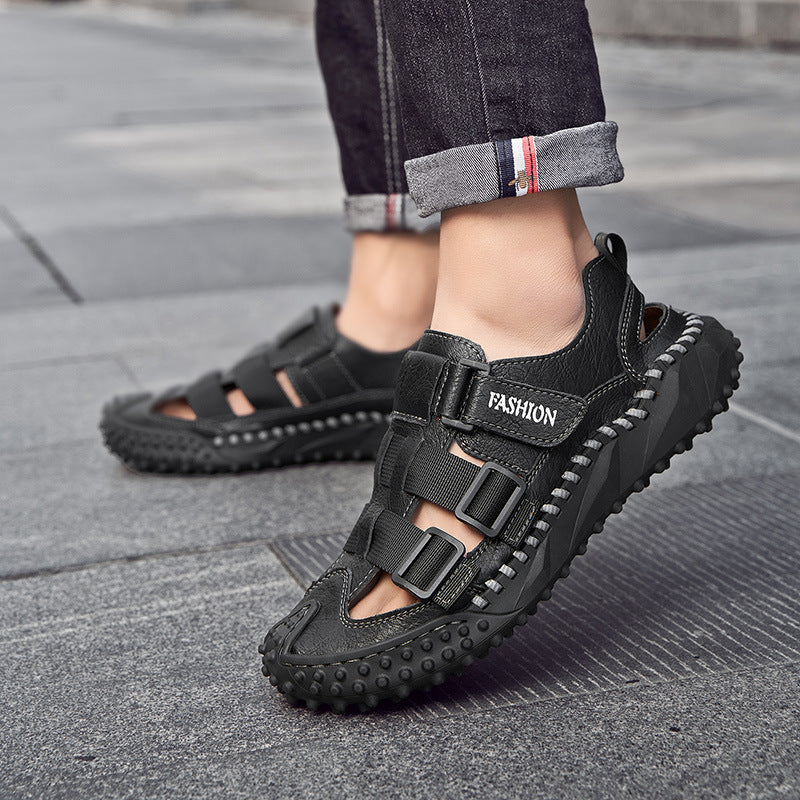 Herren Sportliche Freizeitsandalen mit verstellbaren Riemen und rutschfester Sohle Shopnory