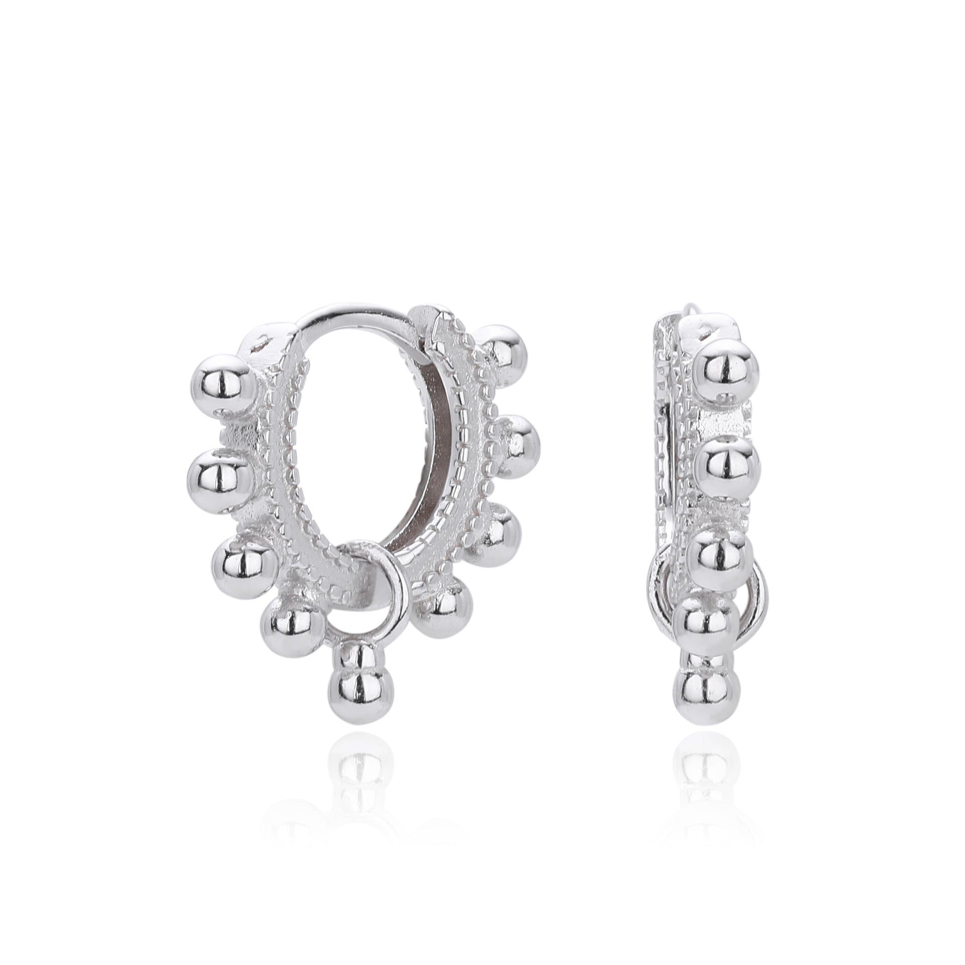 Damen Elegante Ohrstecker mit goldfarbener Oberfläche Shop Nory
