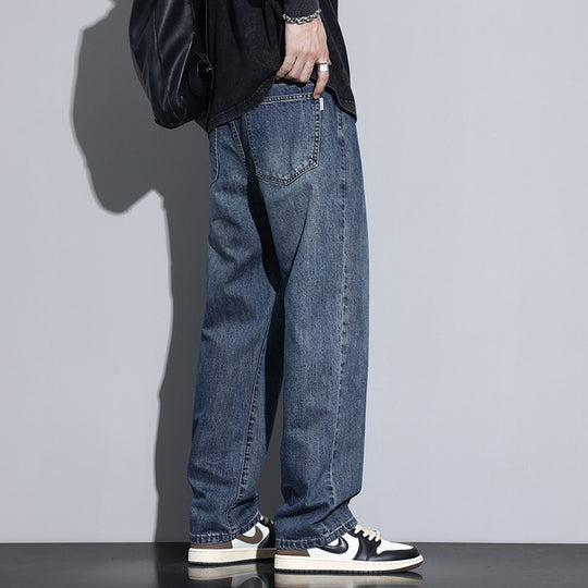 Herren Bequeme Weitbein-Jeans Shop Nory