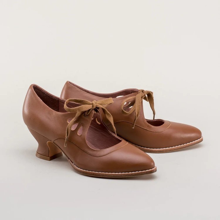 Damen elegante und komfortable Tanzschuhe mit nostalgischem Design und niedriger Absatzhöhe