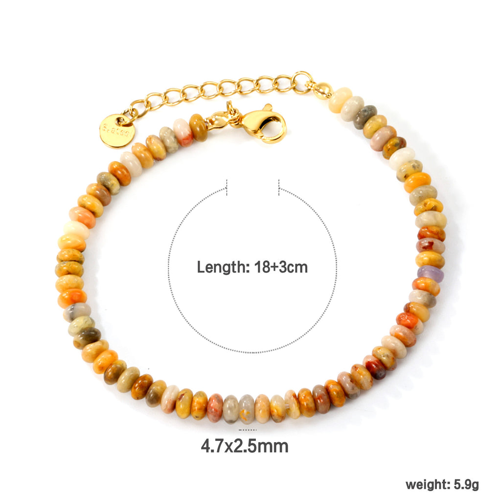 Damen Kristallarmband mit bunten Facetten Shop Nory