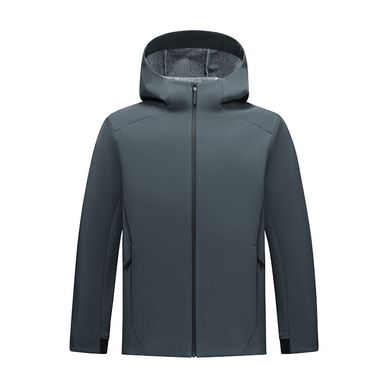 Damen Taillierte Softshelljacke mit Kapuze und Fleecefutter Shop Nory