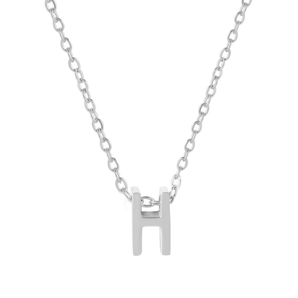Damen personalisierte Initial Anhänger Halskette Shop Nory