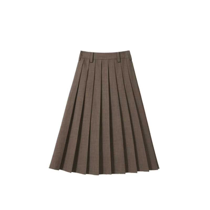 Damen Plissierter Midi-Rock Shop Nory