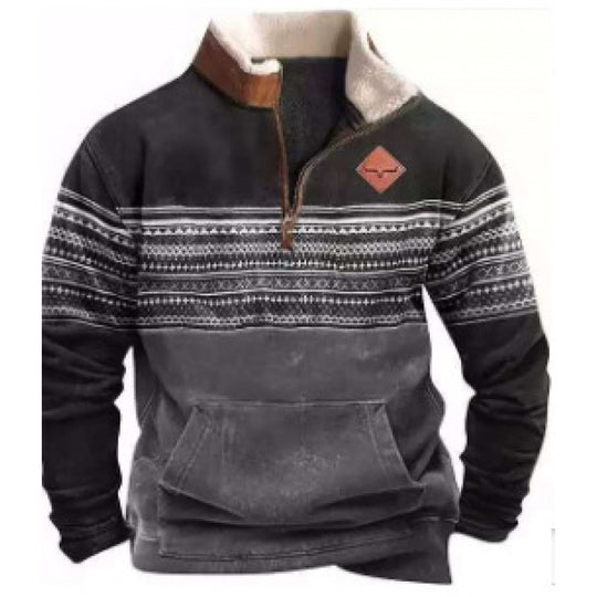 Herren Modischer Hoodie mit Kapuze und maritimem Druck Shop Nory