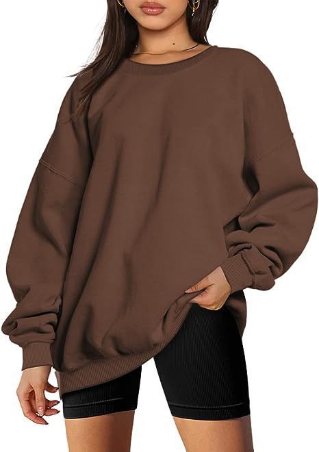 Damen nan Oversize-Sweater mit tiefem Schulterfall und gerippten Bündchen Shop Nory