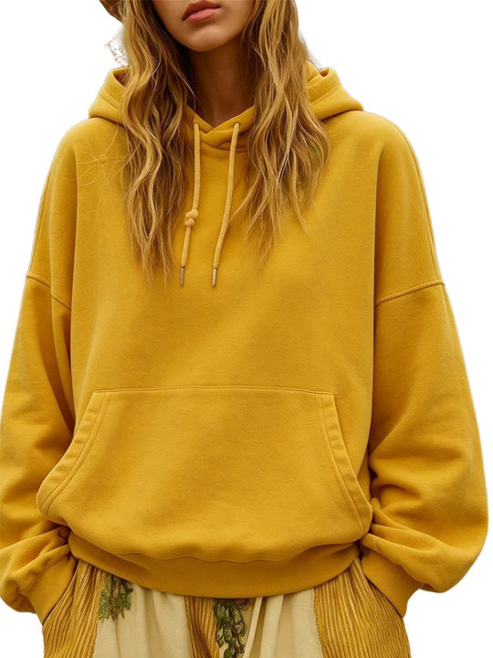Damen Oversize-Kapuzenpullover mit Kängurutasche und Relaxed-Fit Shop Nory