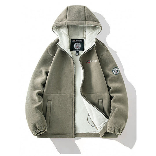 Herren Fleecejacke mit Kapuze Shop Nory 1787797345