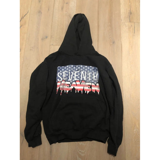 Unisex Kapuzensweatshirt mit Used-Frontdruck und Kängurutasche Shop Nory