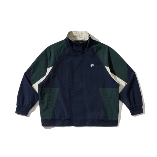 Unisex Boxy-Trackjacke im Retro-Utility-Look mit hohem Funnelkragen Shop Nory