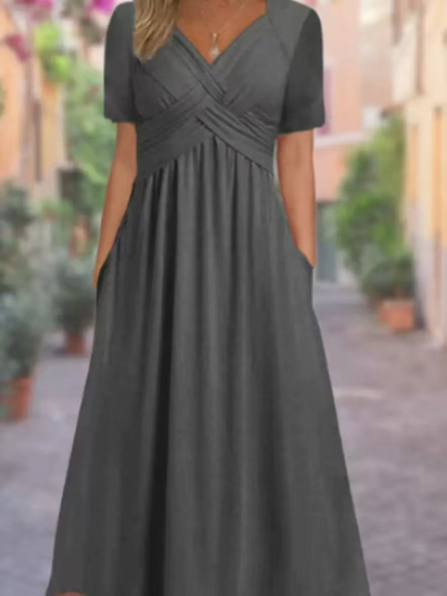 Damen lockeres Maxi-Kleid
