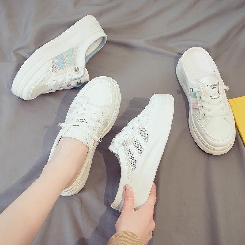 Damen Slip-On Sneakers mit atmungsaktiver Netzstruktur und bequemer Sohle