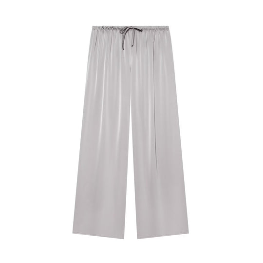 Damen nan luftig-weite Palazzo-Hose mit elastischem Bund und Kordelzug Shop Nory