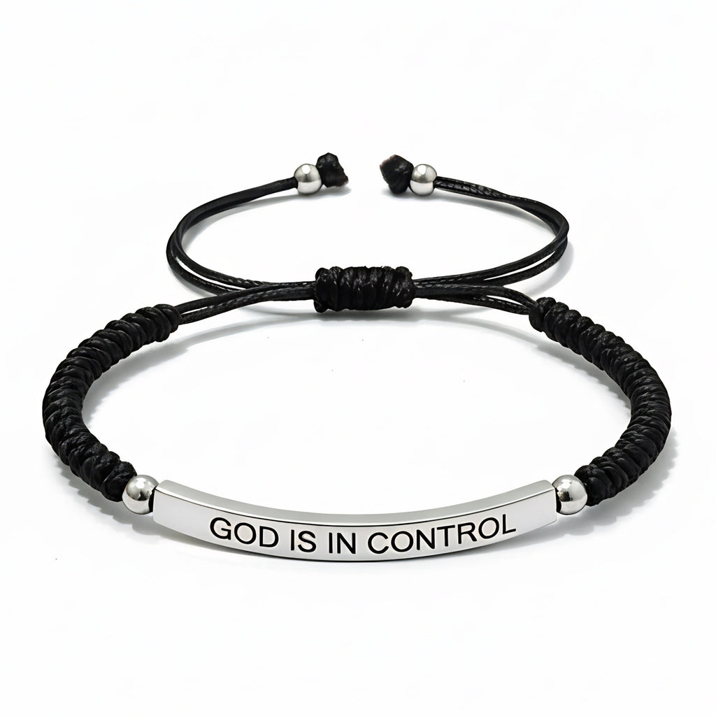 Damen Motivationsarmband mit verstellbarem Knoten und inspirierender Botschaft Shop Nory