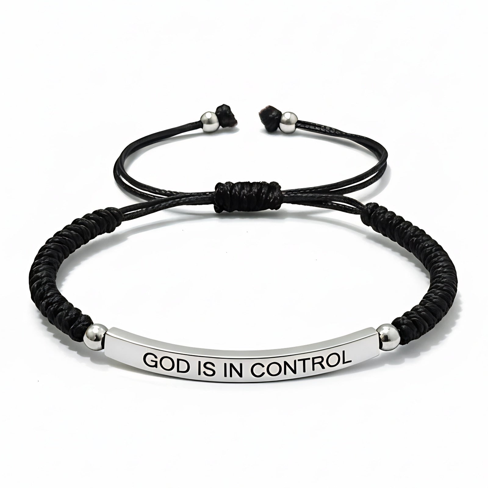 Damen Motivationsarmband mit verstellbarem Knoten und inspirierender Botschaft Shop Nory
