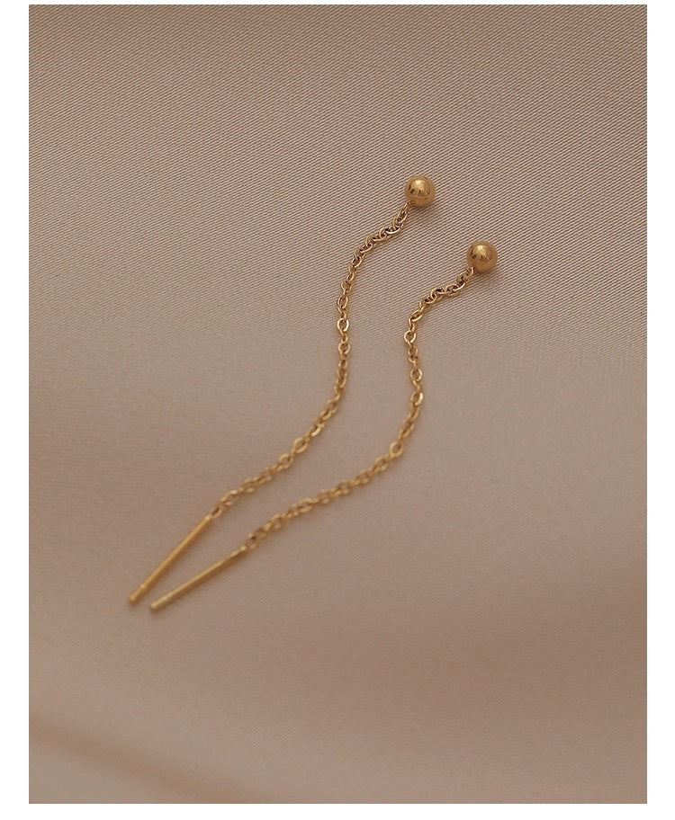 Damen Dangle Chain Ohrringe Shop Nory