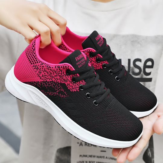Damen nan nahtloser Strick-Fitnesssneaker mit ergonomischem Fersenhalt, flexibler Zehenkappe und reaktiver EVA-Dämpfung Shop Nory