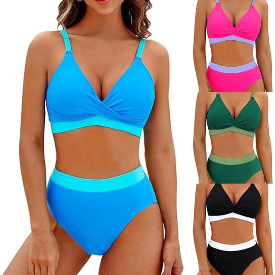 Damen Sportlicher hochtaillierter Bikini