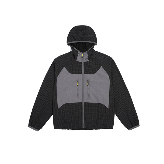 Unisex Leichte Kapuzen-Windjacke mit Ripstop‑Material, Colourblock‑Einsätzen und Fronttaschen Shop Nory