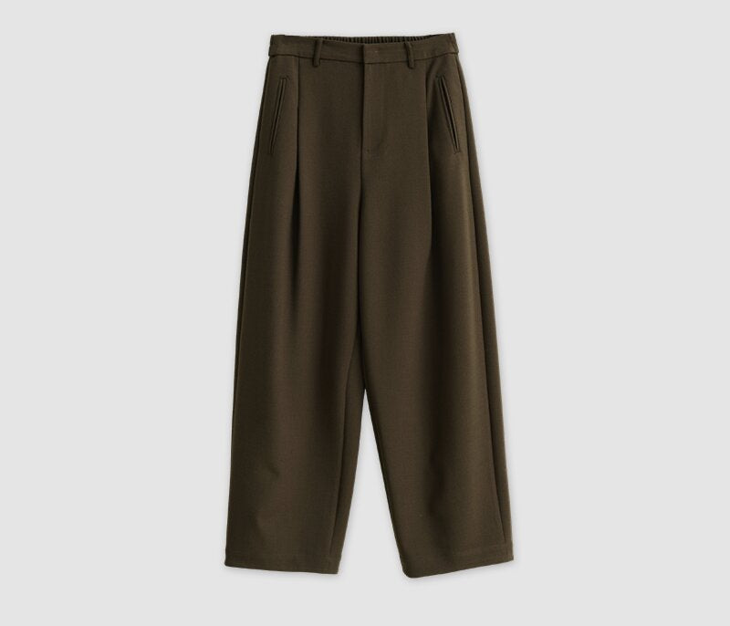 Damen Weit geschnittene High-Waist Anzughose Shop Nory