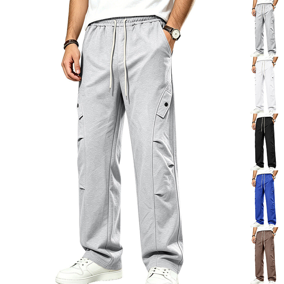 Herren Lässige Cargo-Jogginghose mit Kordelzug und Cut-Out-Details Shop Nory