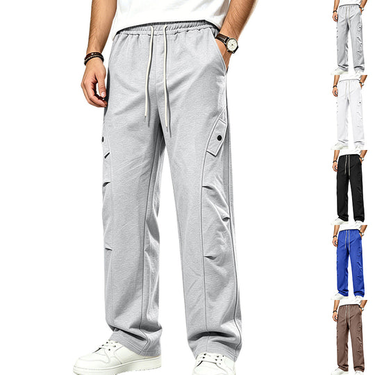 Herren Lässige Cargo-Jogginghose mit Kordelzug und Cut-Out-Details Shop Nory