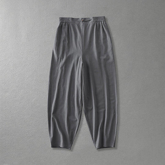 Damen Lässige, weite Haremshose mit elastischem Bund und tapered Knöchel Shop Nory