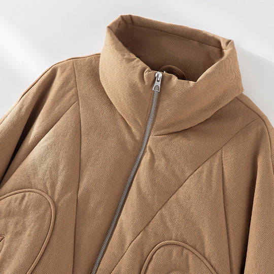 Damen Kurze gesteppte Steppjacke mit hohem Stehkragen und skulpturaler Nahtführung Shop Nory