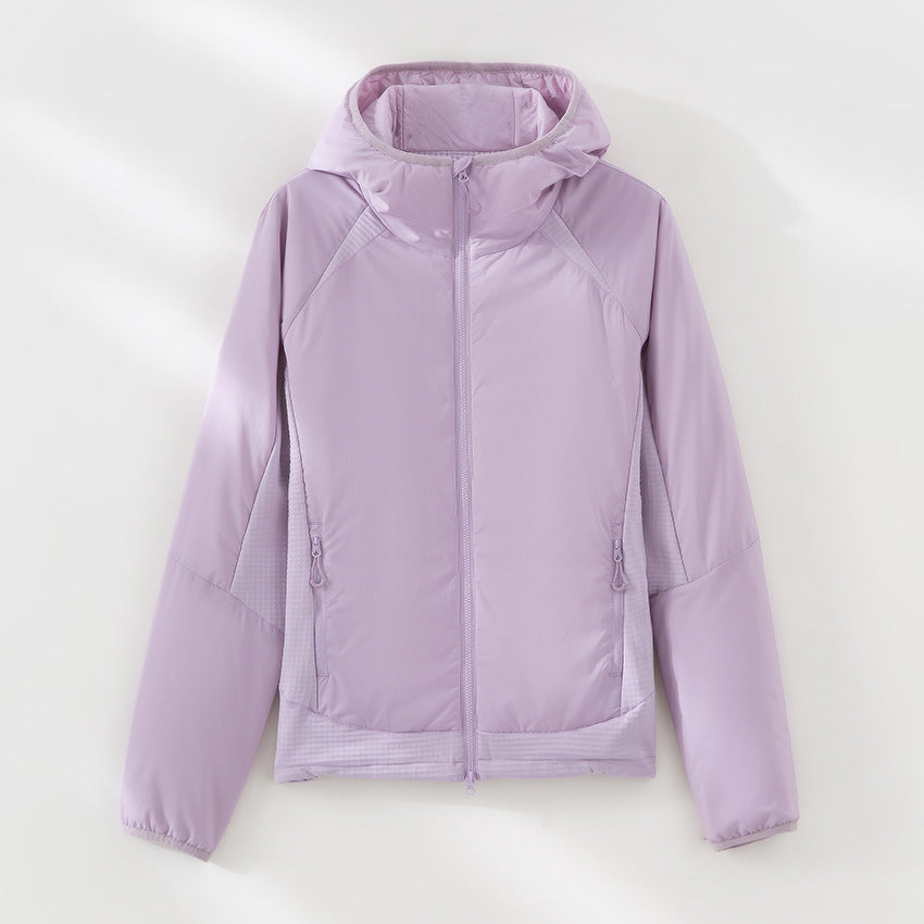 Damen Leichte Wind- und Thermojacke mit Kapuze, gesteppter Innenlage und Zweiwege-Reißverschluss Shop Nory