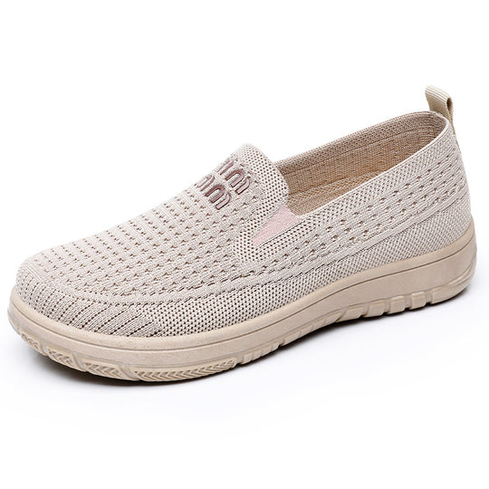 Damen nan nahtloser Strick-Slipper mit elastischem Einstieg und orthopädischer Memory-Fußbett-Stütze Shop Nory