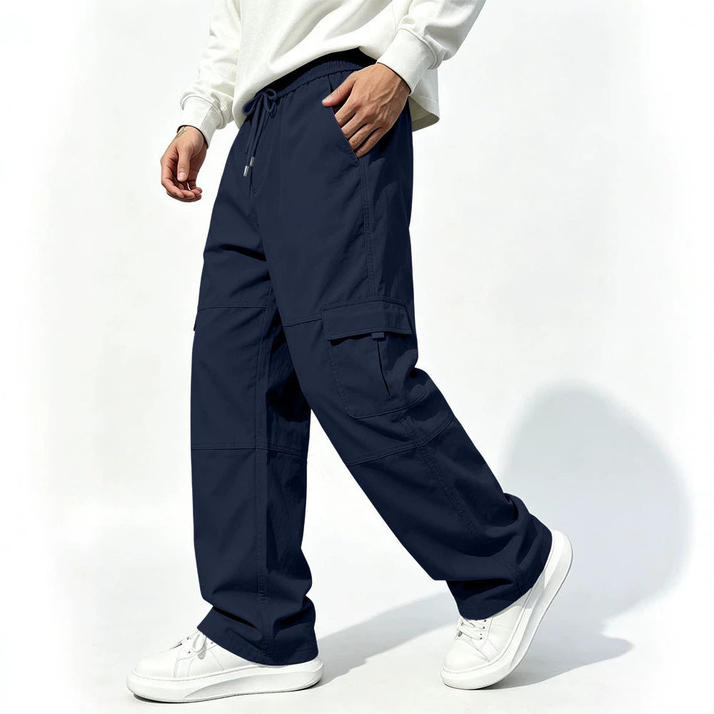 Herren Cargohose mit weitem Schnitt und elastischem Bund Shop Nory
