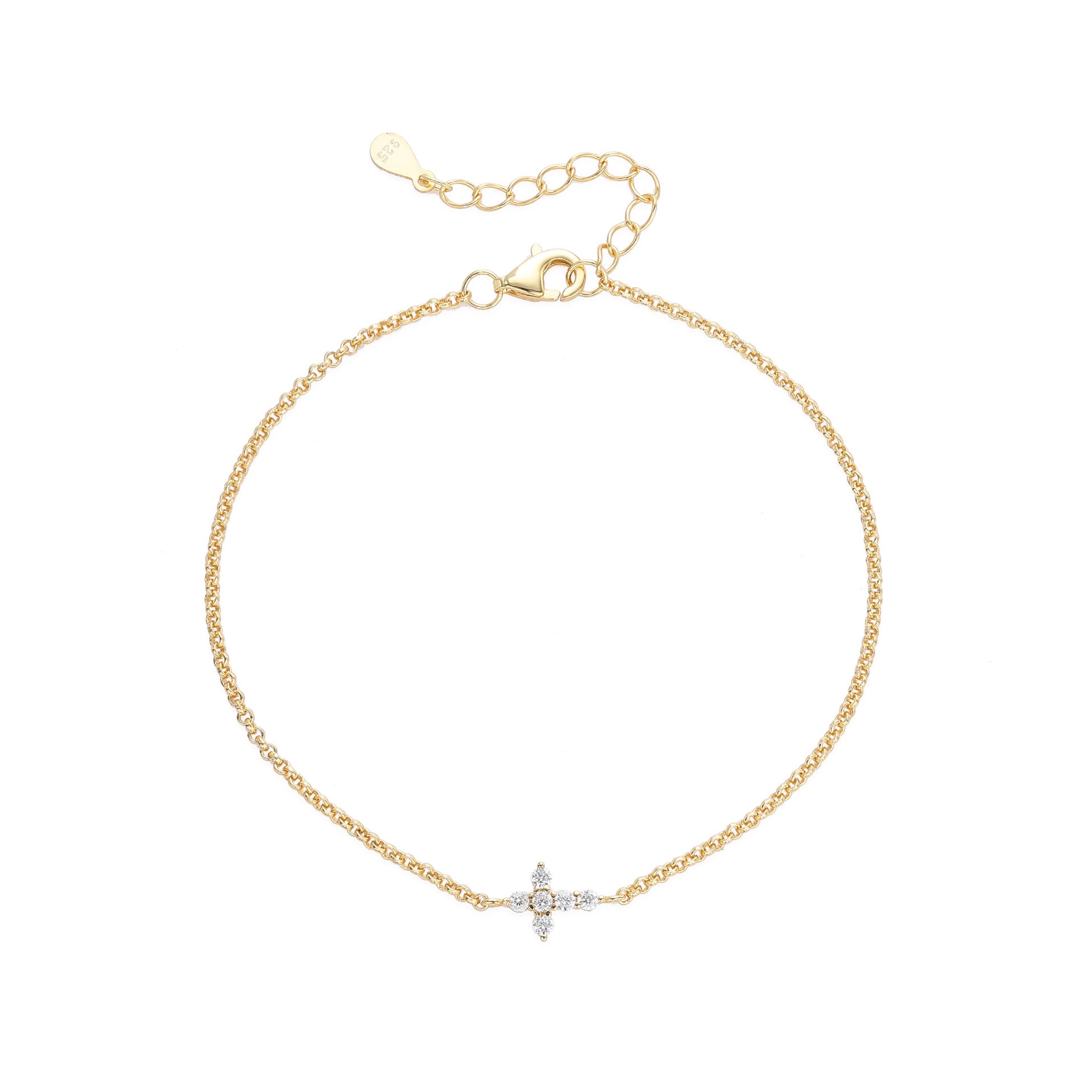 Damen Zarte Armbanduhr aus 925 Sterling Silber mit Funken von Zirkon Shop Nory