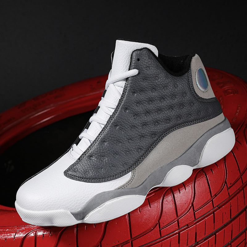 Herren atmungsaktiver High-Top Basketball Sneaker mit Dämpfung und rutschfester Gummisohle Shop Nory