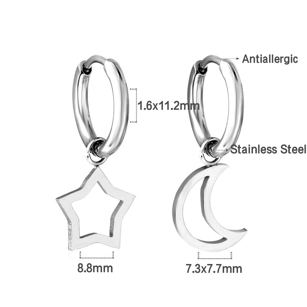 Damen Hängende Ohrstecker mit filigranem Pflanzenmotiv Shop Nory