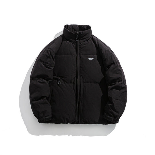 Herren Wattierte Kurz‑Thermojacke mit hohem Stehkragen und verstellbaren Klettbündchen Shop Nory