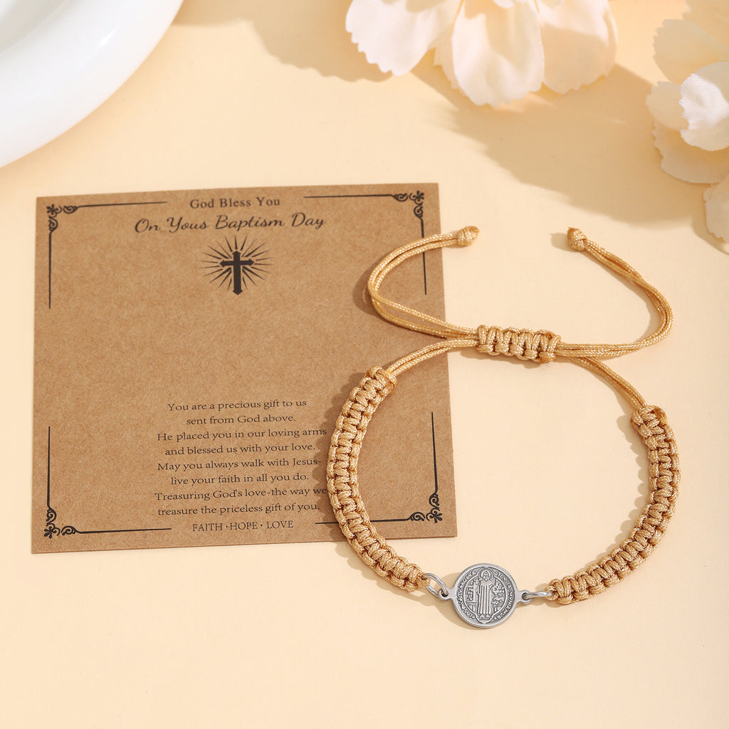 Damen Schutzamulett Armband mit verstellbarem Knoten Shop Nory