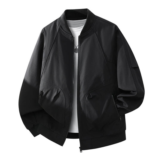 Herren Modische Bomberjacke mit Innenfutter Shop Nory