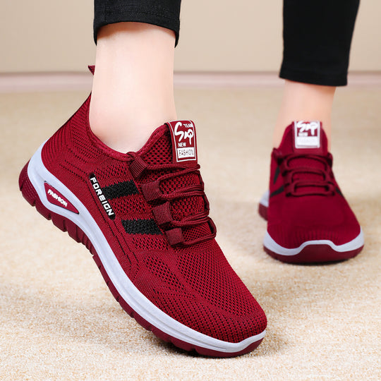 Herren nan atmungsaktive leichte Sportschuhe mit Strickobermaterial und gedämpfter Laufsohle Shop Nory