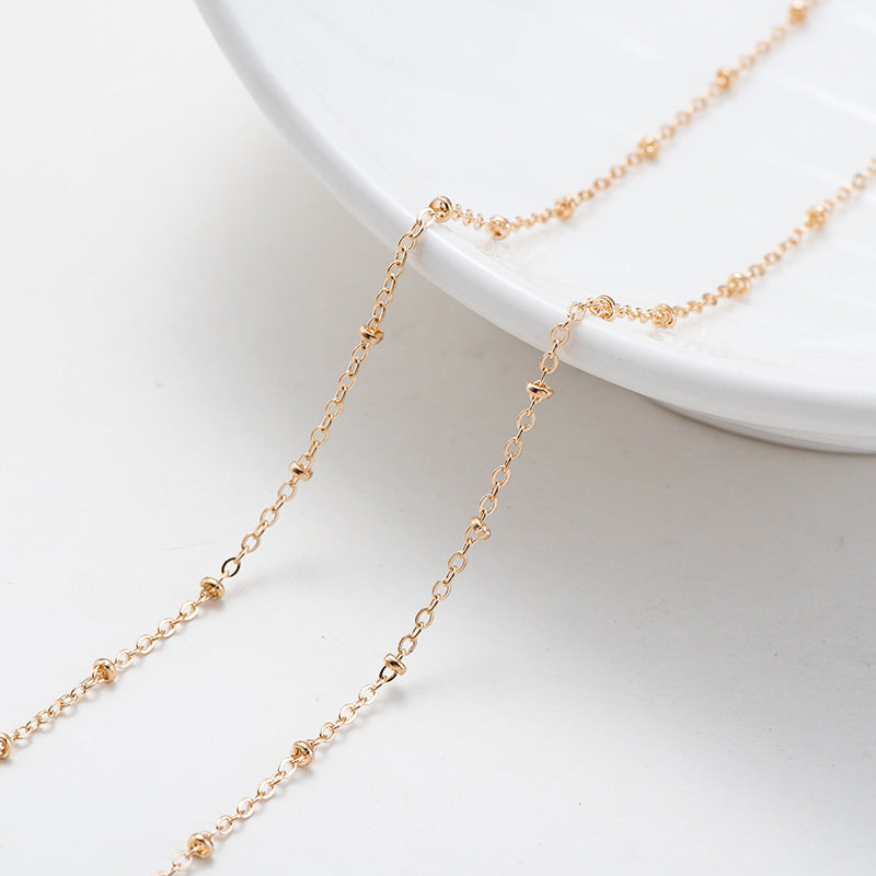 Damen Zarte Gold Perlenkette Shop Nory