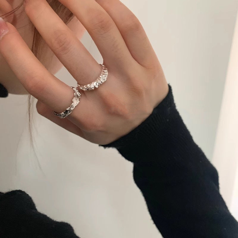 Damen eleganter und einzigartiger offener Ring Shop Nory