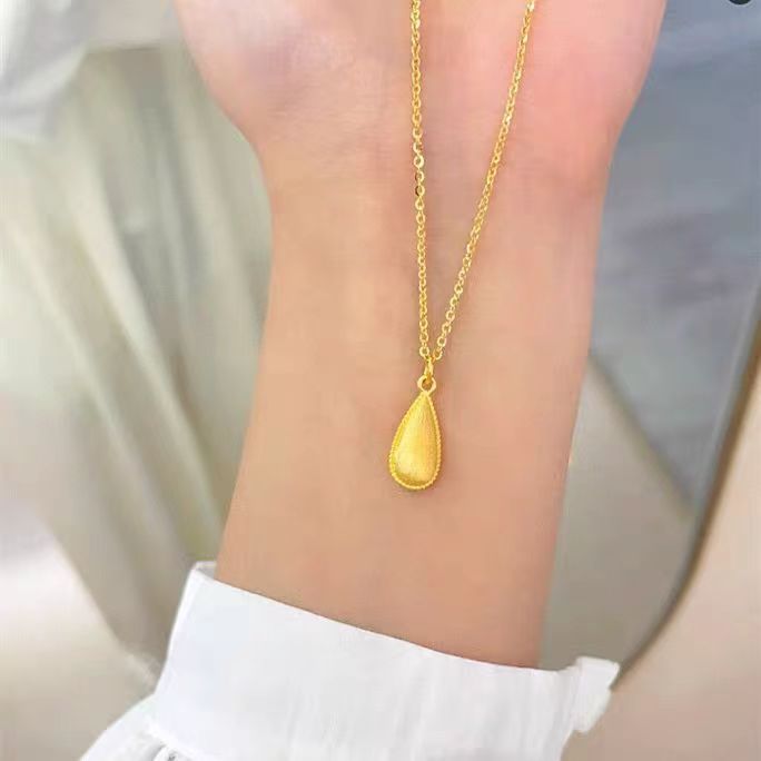 Damen Eleganter Tropfenanhänger Halskette Shop Nory