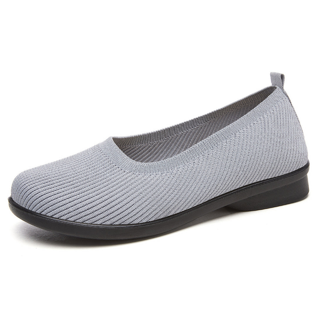 Damen nan nahtloser Komfort-Ballerina aus technischem Strick mit ergonomischem Memory-Fußbett und flexibler Profilsohle Shop Nory
