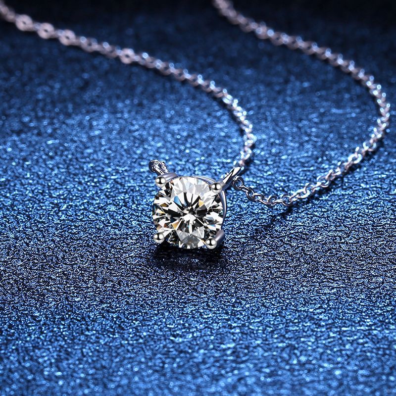 Damen Zarte Halskette mit funkelndem Zirkonia-Anhänger Shop Nory