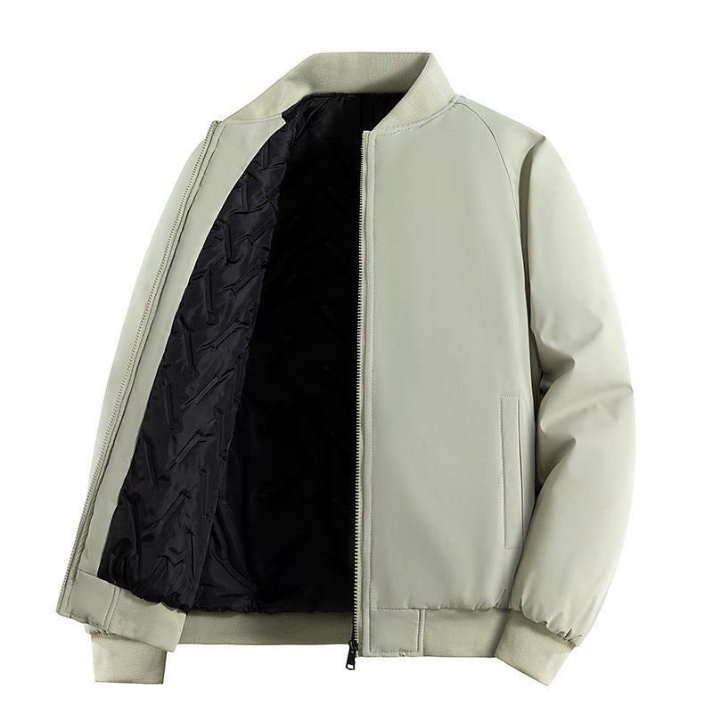 Herren Minimalistische Tech-Bomberjacke mit thermoisolierter Stepp-Innenlage und verdecktem Reißverschluss Shop Nory