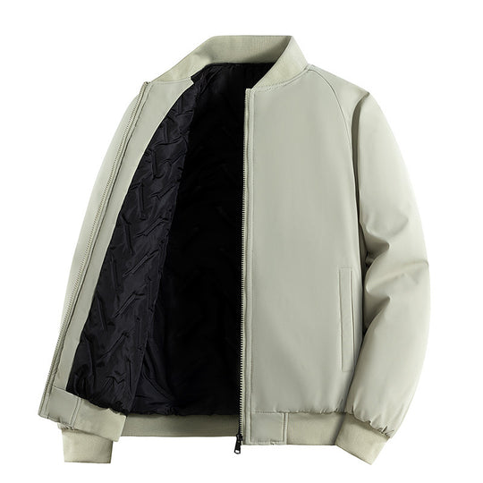 Herren Minimalistische Tech-Bomberjacke mit thermoisolierter Stepp-Innenlage und verdecktem Reißverschluss Shop Nory