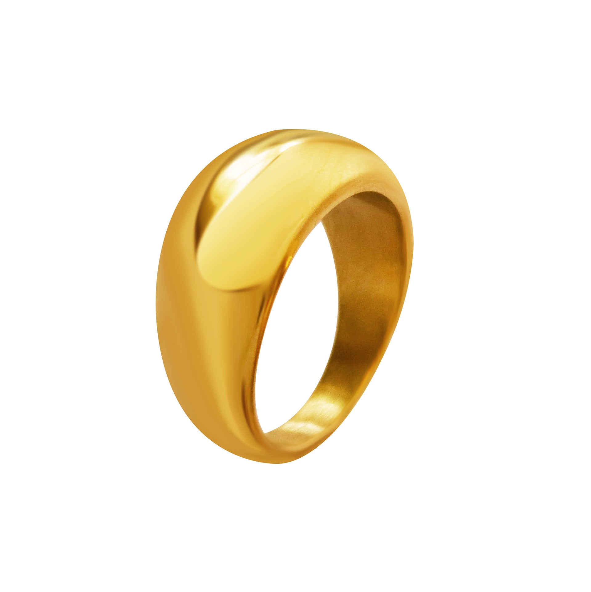 Damen Schlichter Edelstahlring mit modernem Design Shop Nory